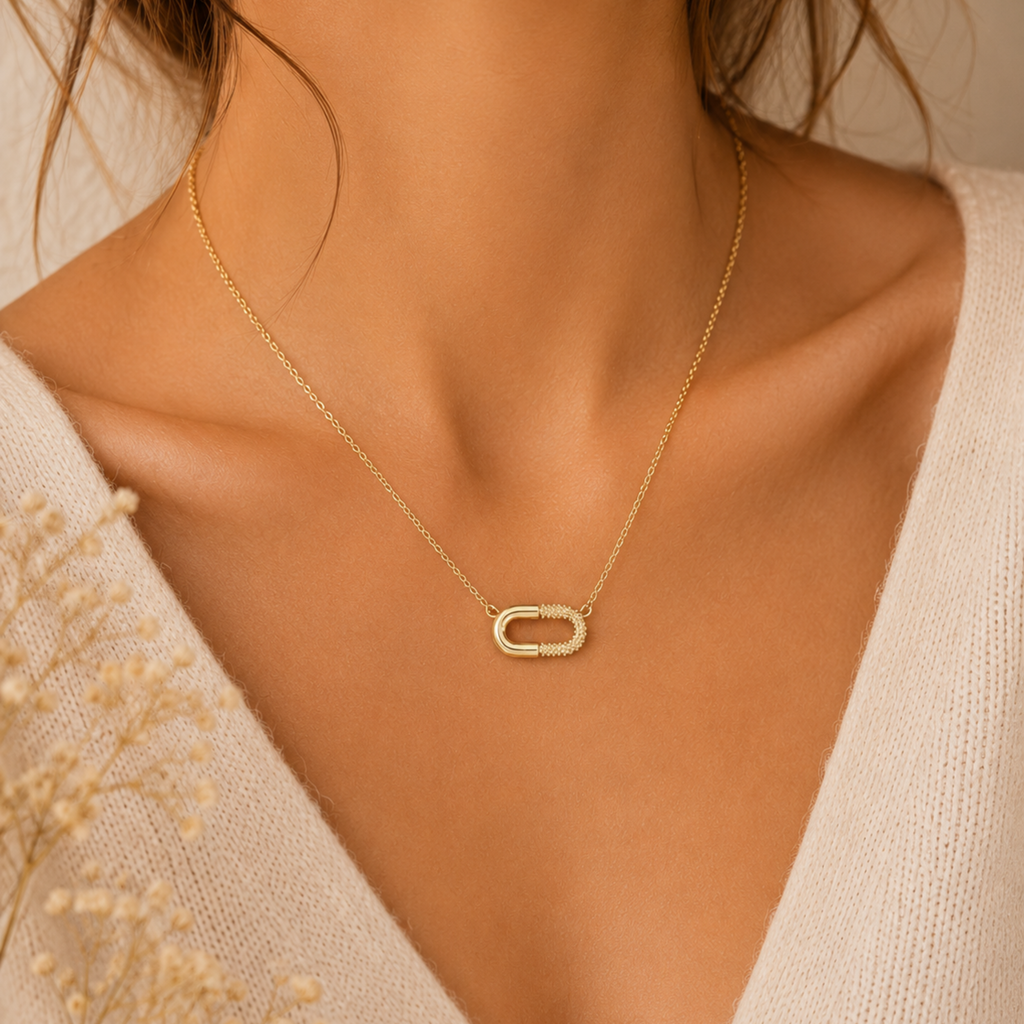 Collier en Cuivre Jaune CollectionCuivrée