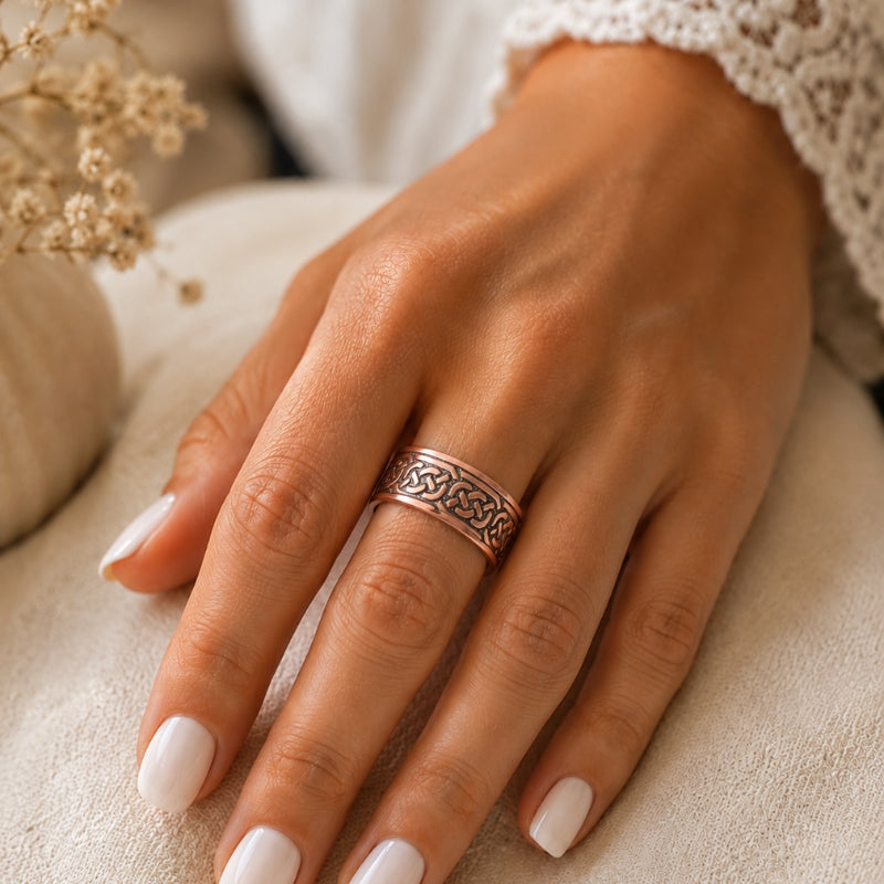 Bague en Cuivre Pur CollectionCuivrée