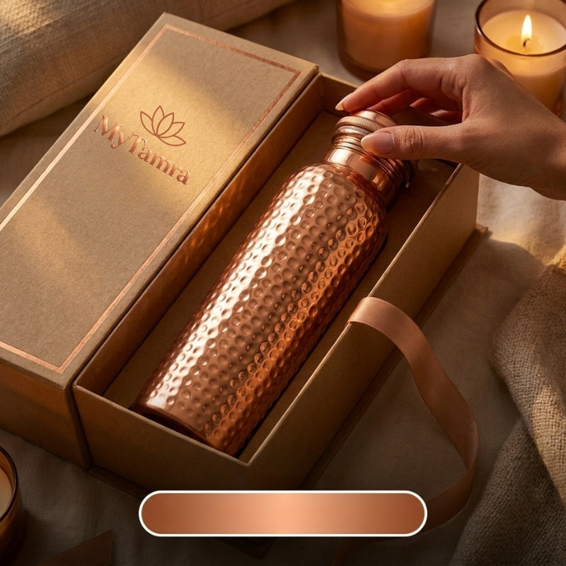 Gourde en Cuivre Massif Pur 99,9% CollectionCuivrée - Heritage Edition