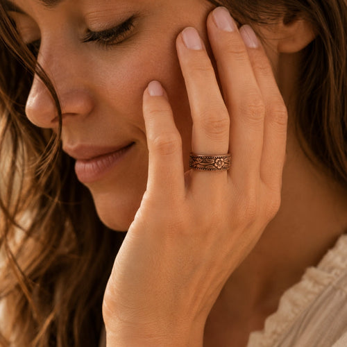 Bague CollectionCuivrée Lotus