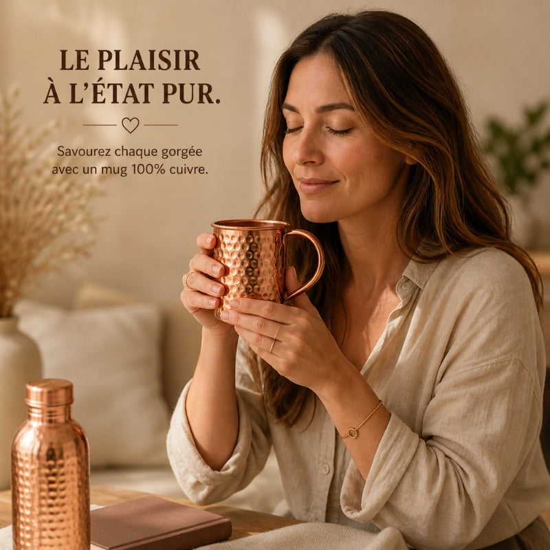 Mug en Cuivre Martelé CollectionCuivrée