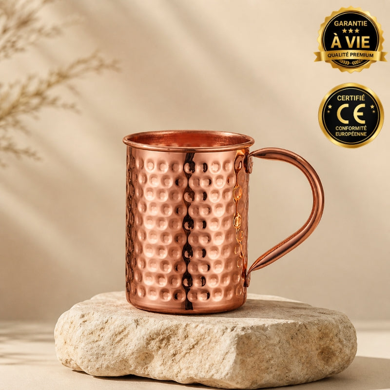 Mug en Cuivre Martelé CollectionCuivrée